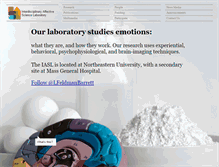 Tablet Screenshot of affective-science.org